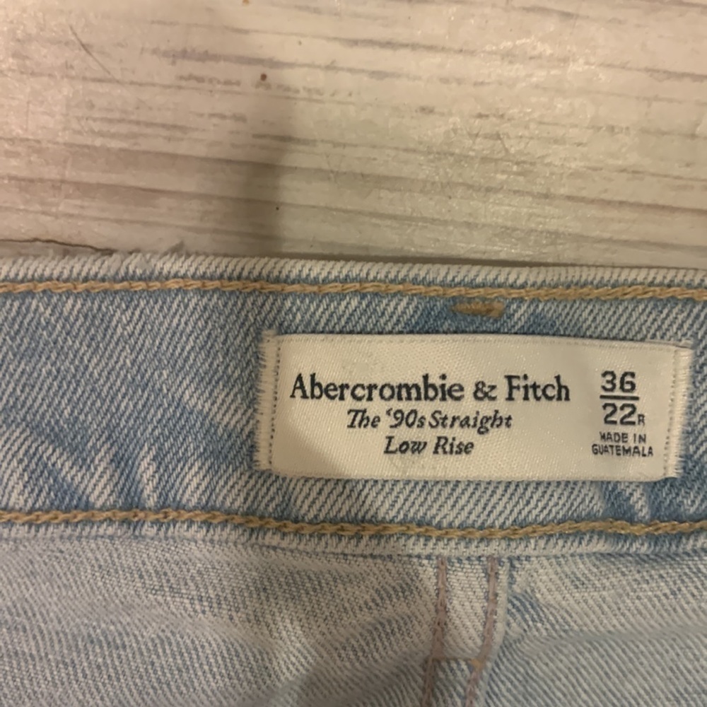 Abercrombie & Fitch The 90s Straight low rise size 22 - Picture 2 of 10